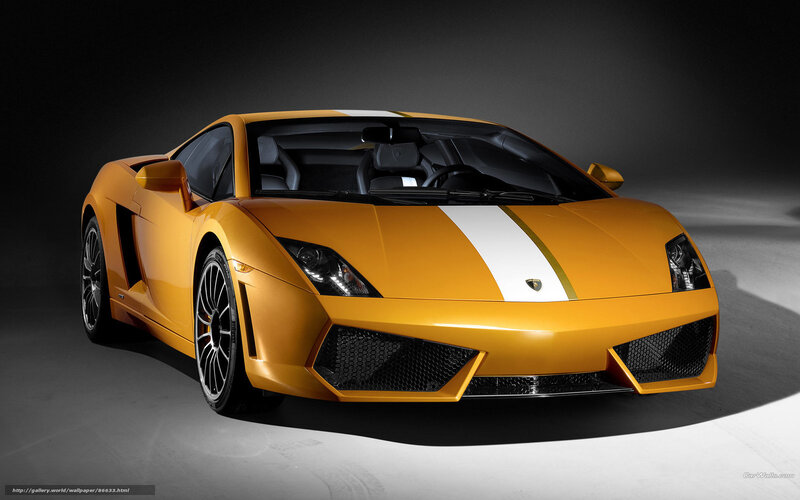 orange Lamborghini sports car