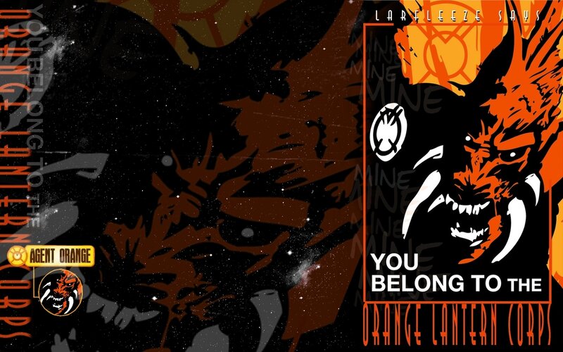 Orange Lantern Corps poster