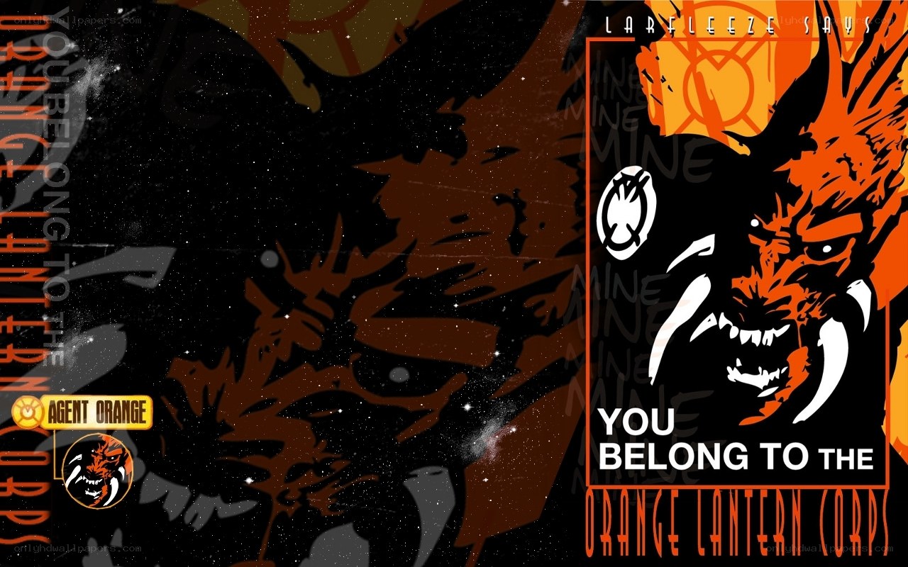 Orange Lantern Corps poster