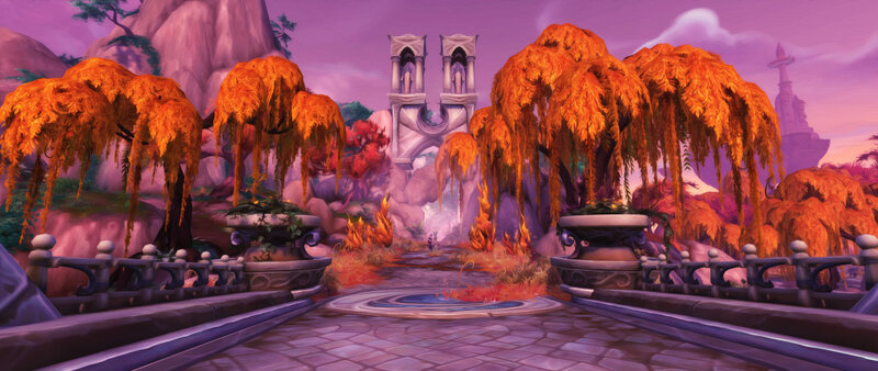 Orange-leafed Trees
