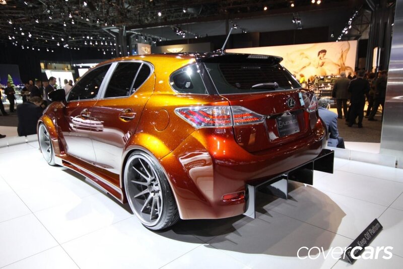 Orange Lexus Car — Showroom