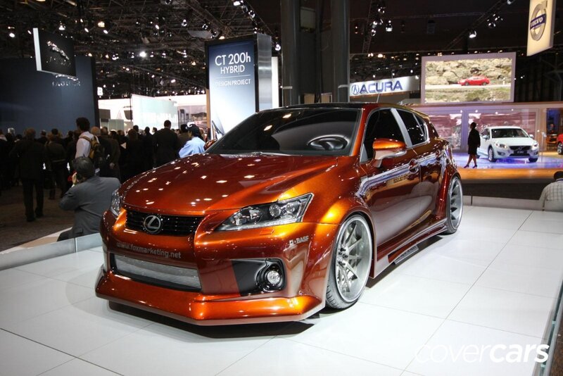 Orange Lexus Car