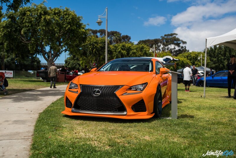 Orange Lexus RC F