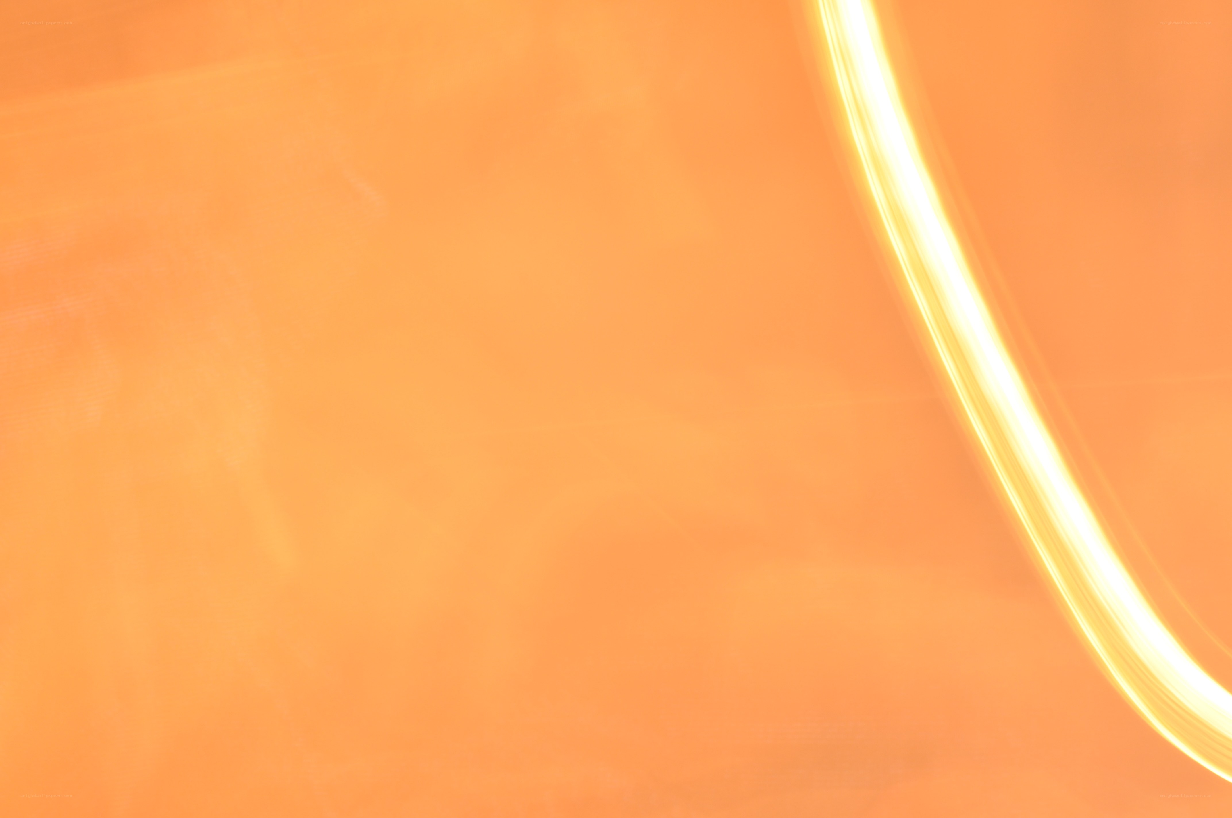orange light streak abstract