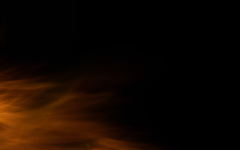 Orange Light Streaks — Black, Dramatic