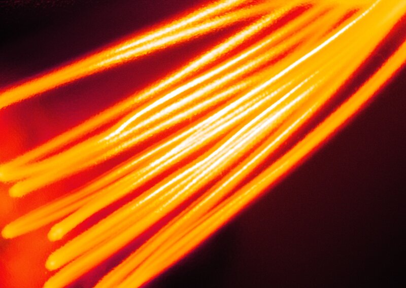 Orange Light Streaks — Dynamic