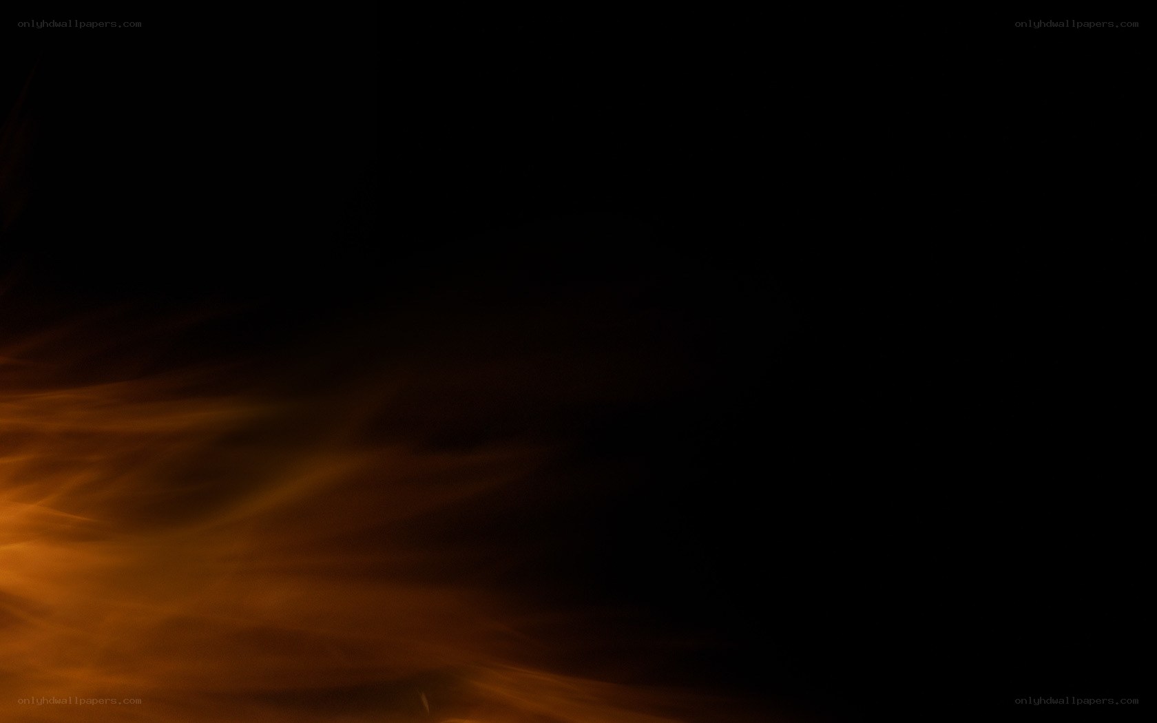 orange light streaks on black