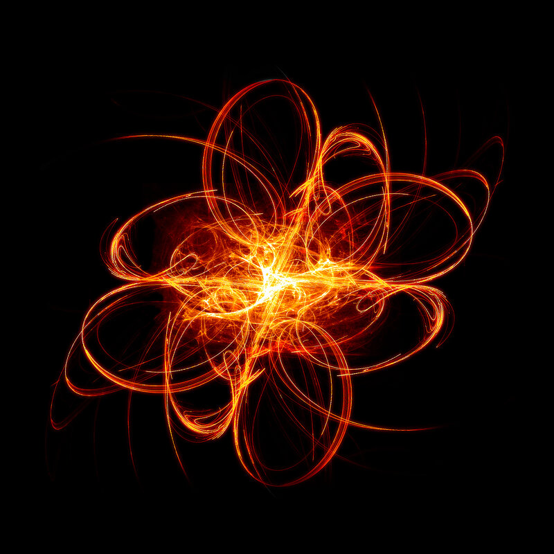 Orange Light Trails — Energetic