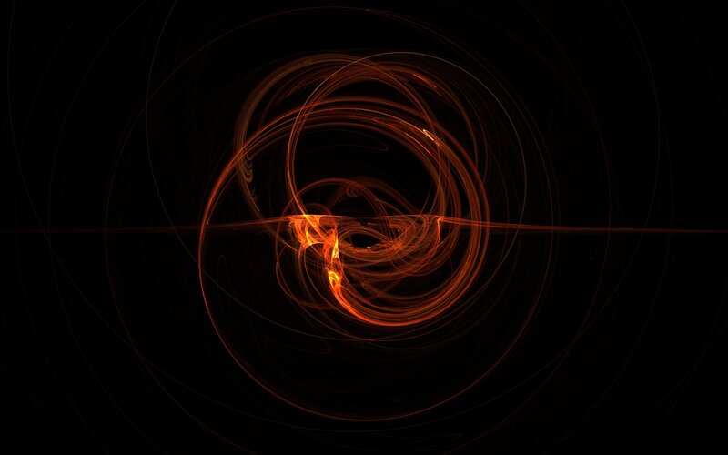Orange Light Trails