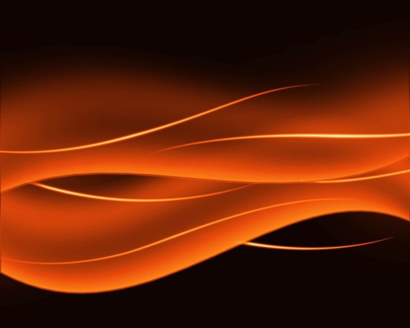 Orange Light Waves — Dynamic, Abstract