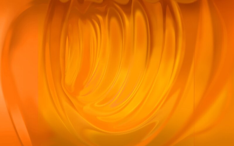 orange liquid swirl