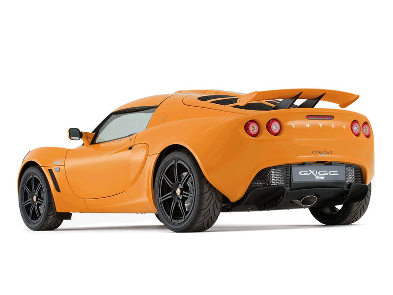 orange lotus exige sports car