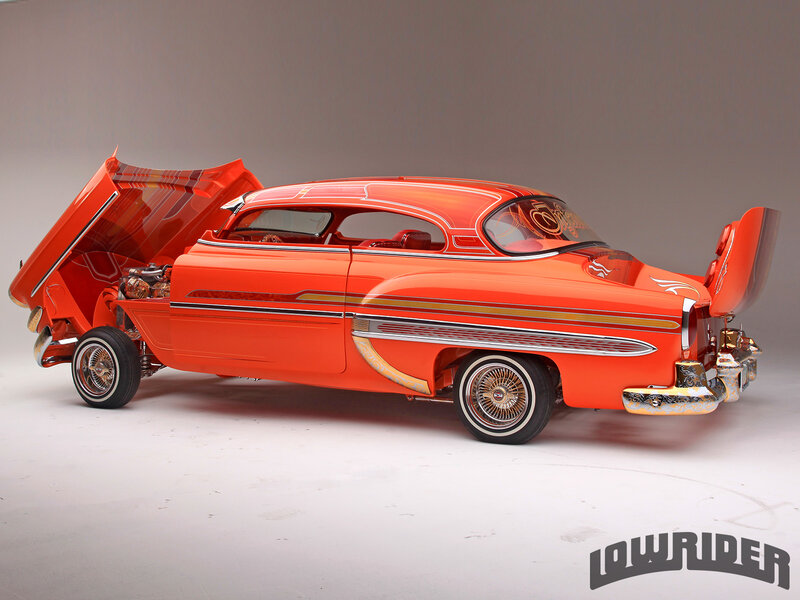 Orange Lowrider Car — Showcase