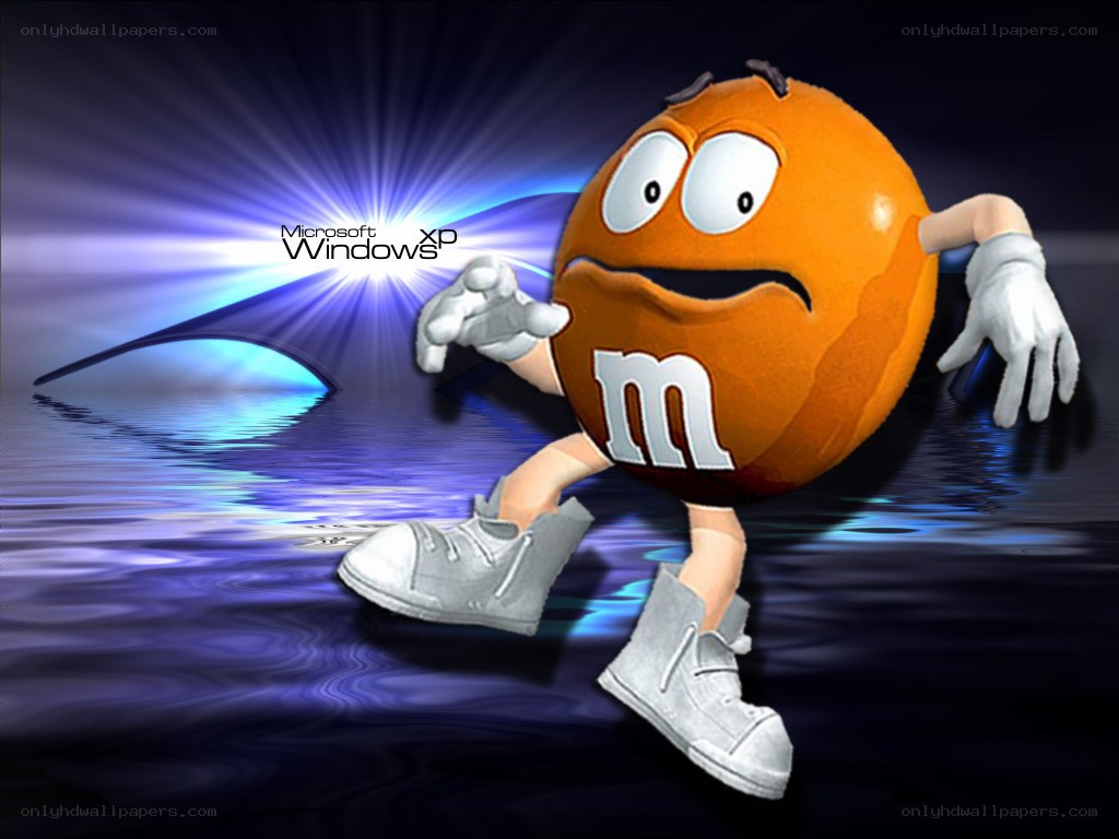 Orange M&M on Windows XP