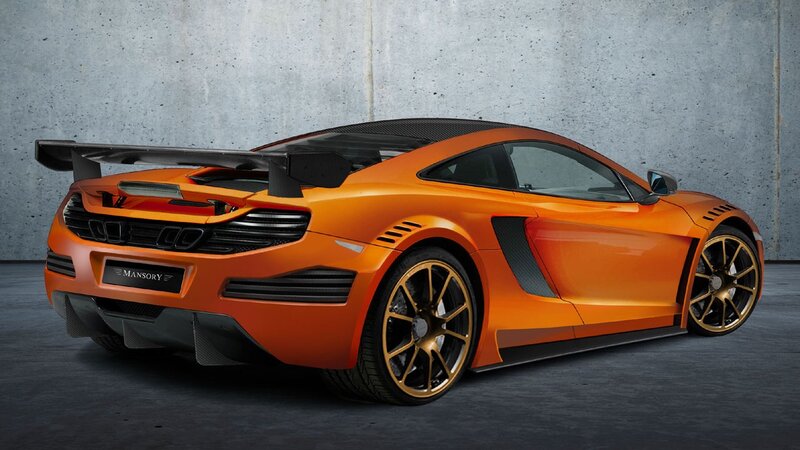 Orange Mansory McLaren sports car