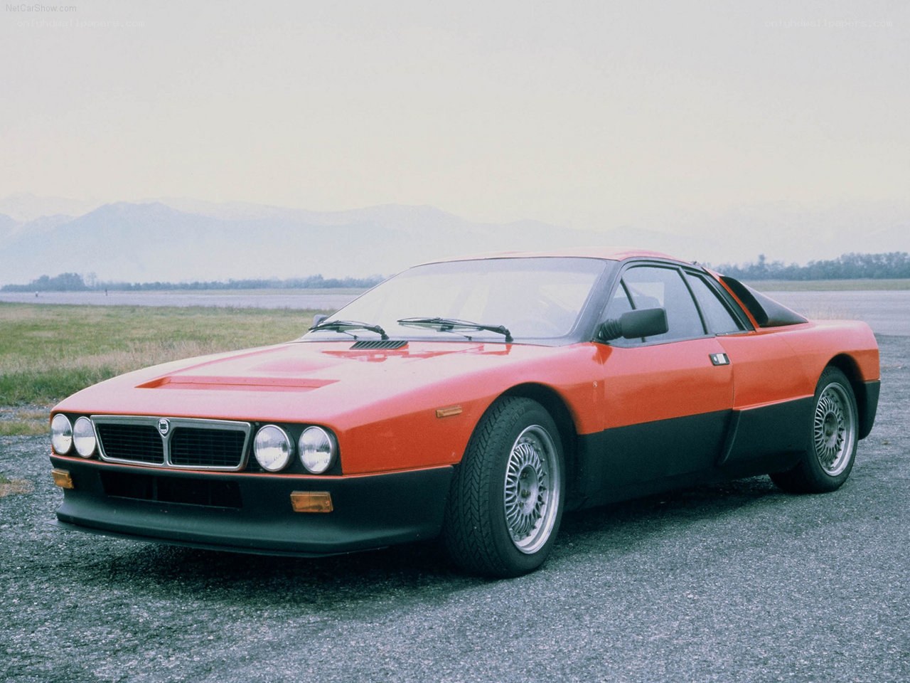 Orange Maserati Biturbo