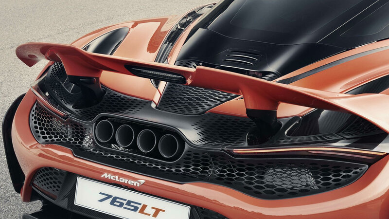 Orange Mclaren 765lt