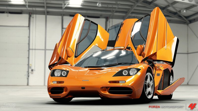 Orange McLaren F1 Car