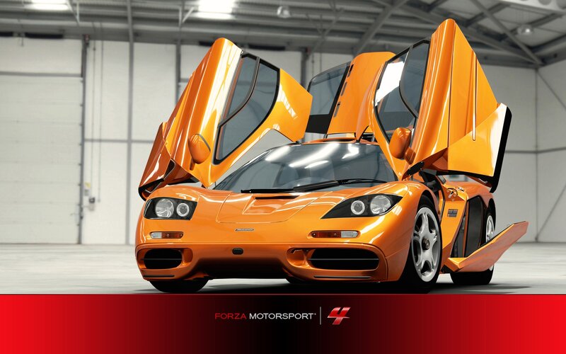 Orange McLaren F1 — Dramatic