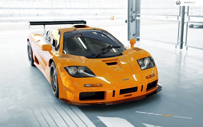 orange McLaren F1 GTR
