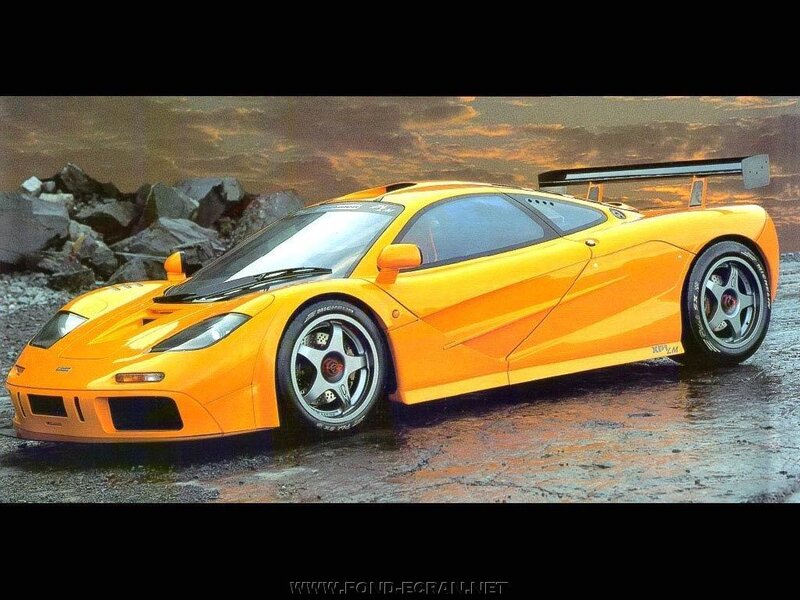 Orange McLaren F1 GTR — Dramatic