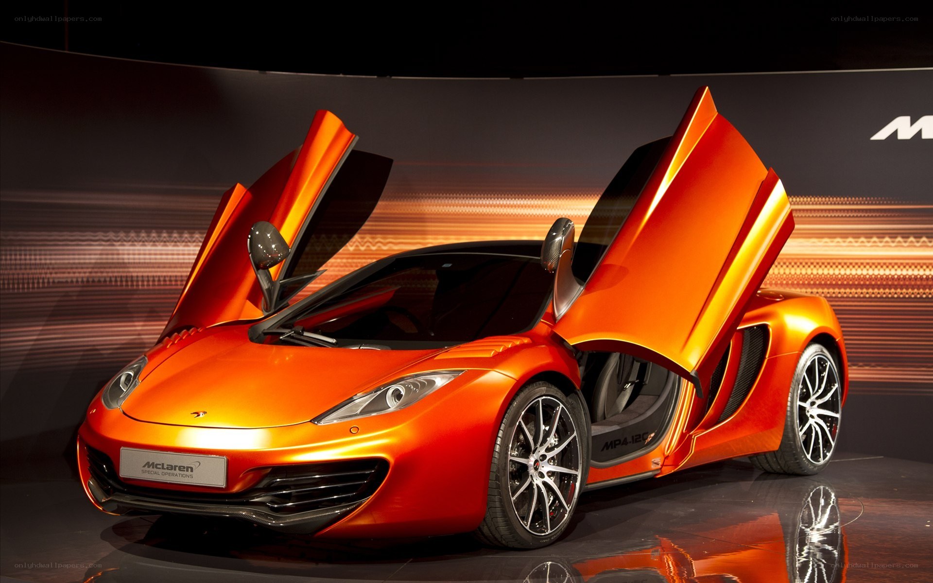 Orange McLaren MP4-12C