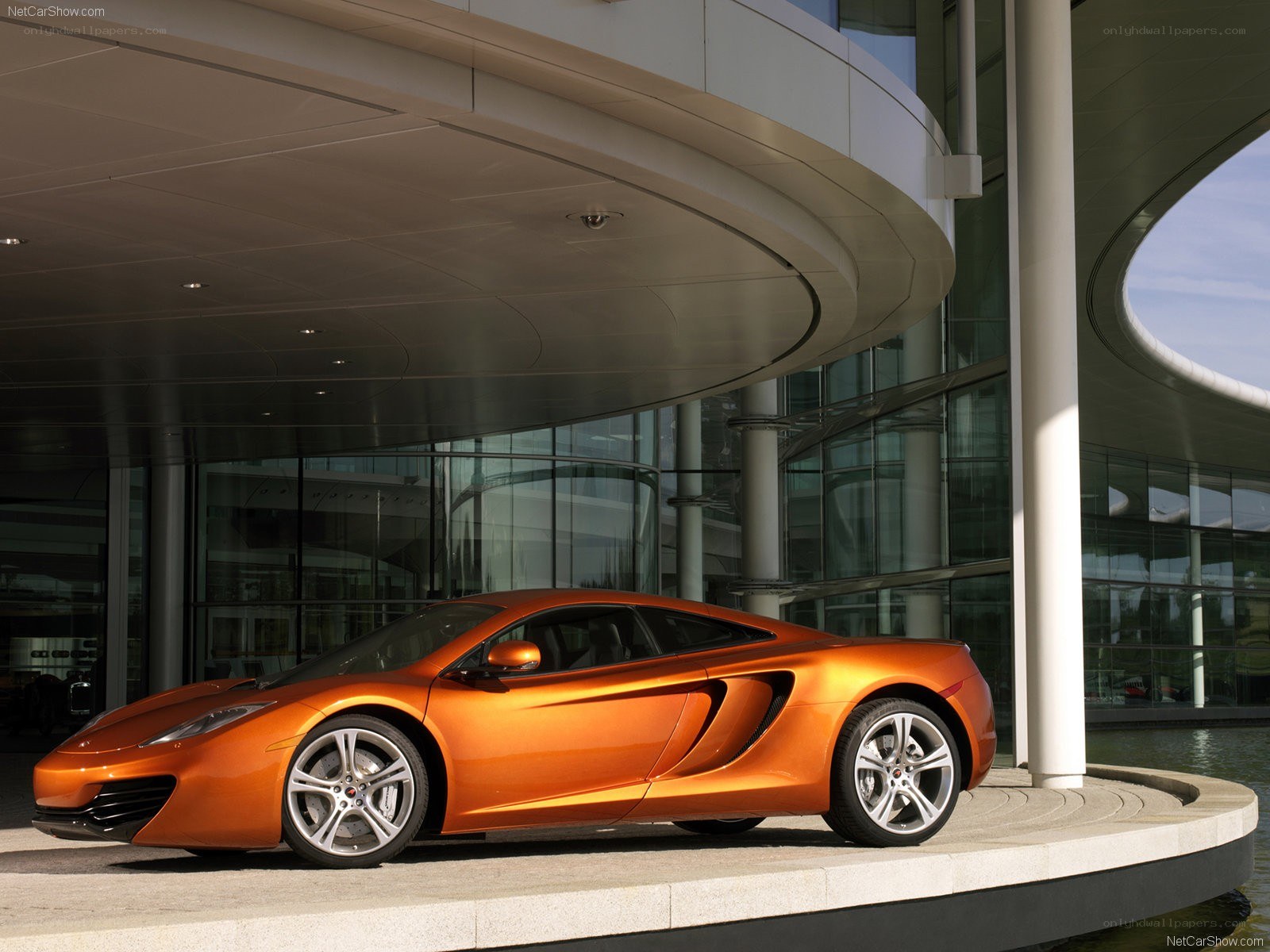 Orange McLaren MP4-12C