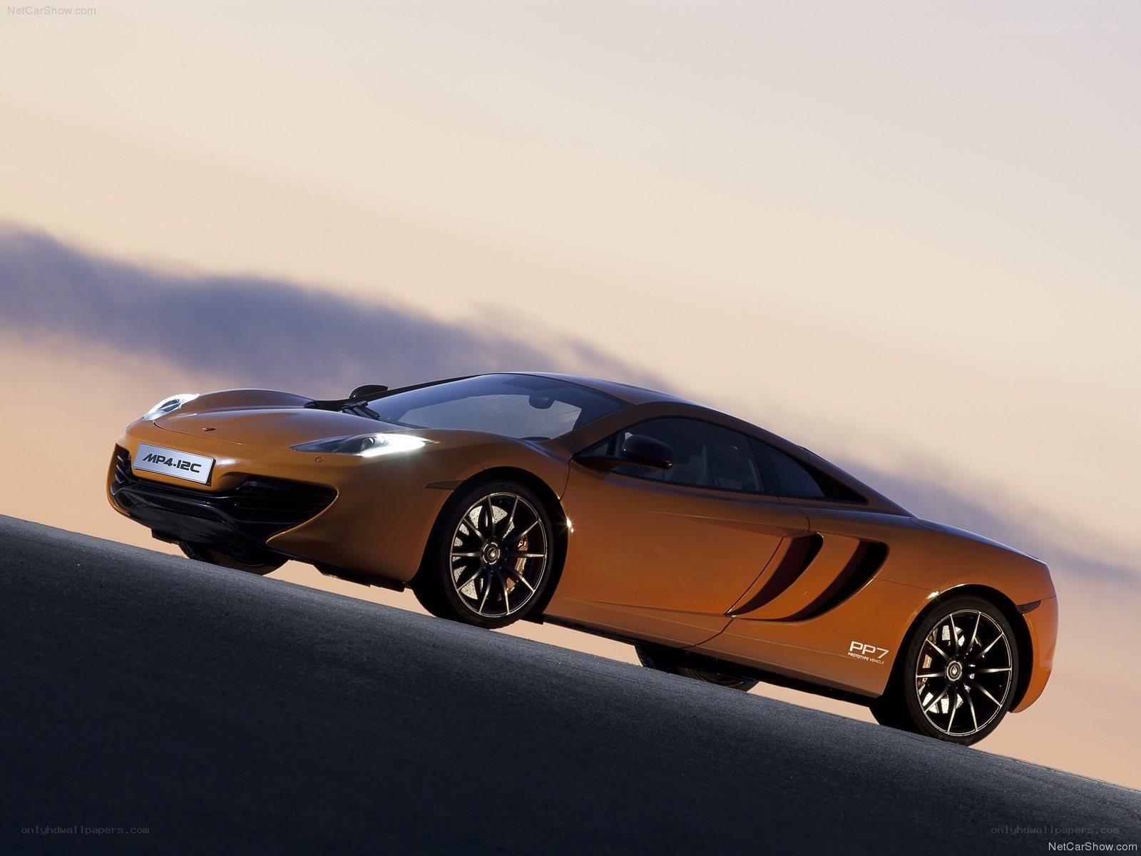 Orange McLaren MP4-12C