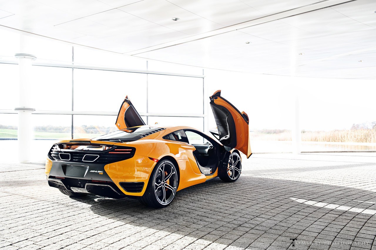 Orange McLaren MP4-12C