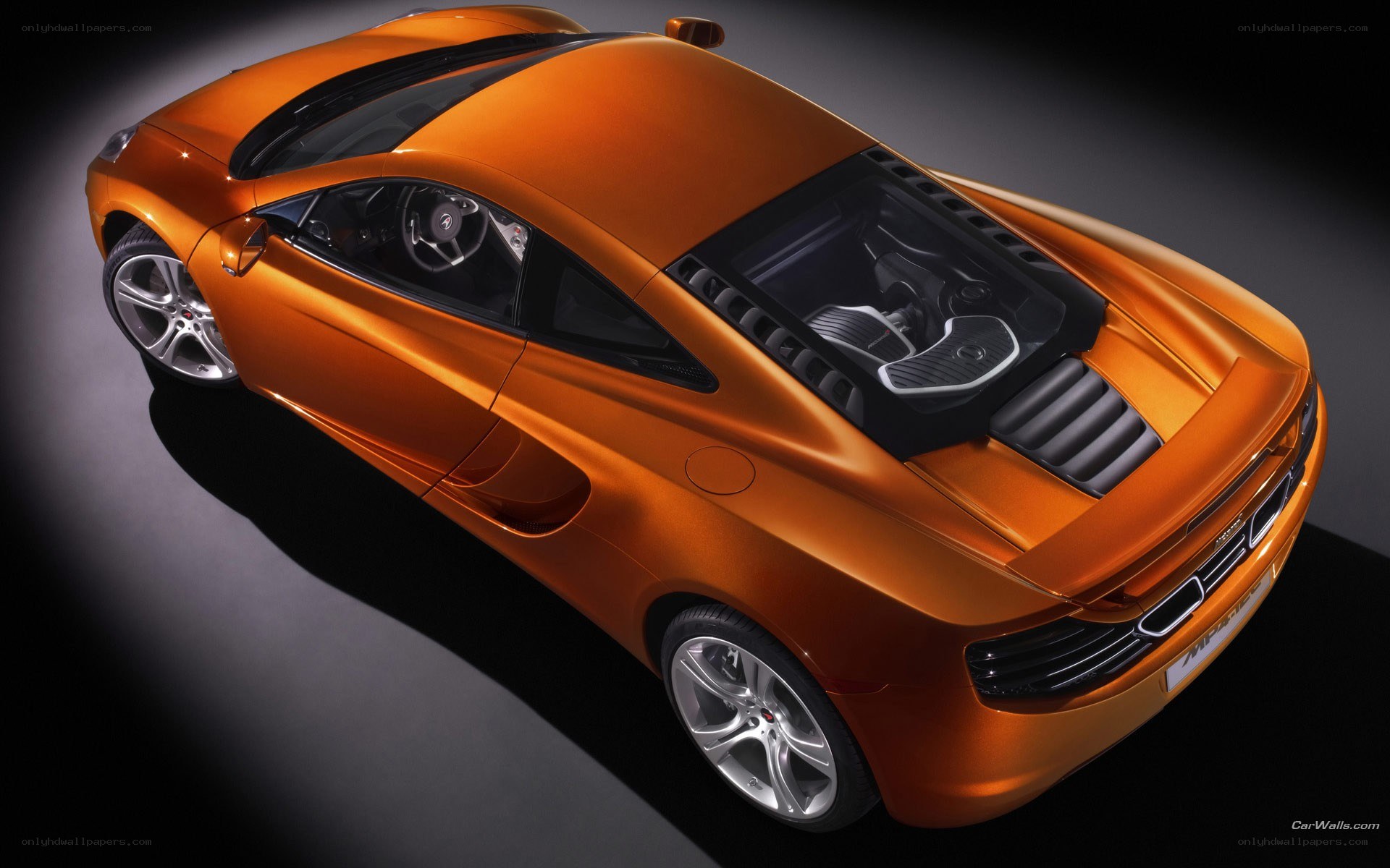 Orange McLaren MP4-12C
