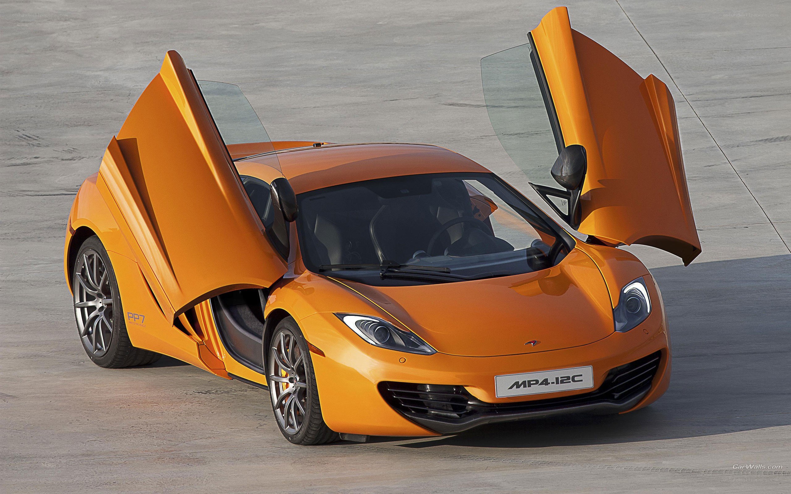 Orange McLaren MP4-12C