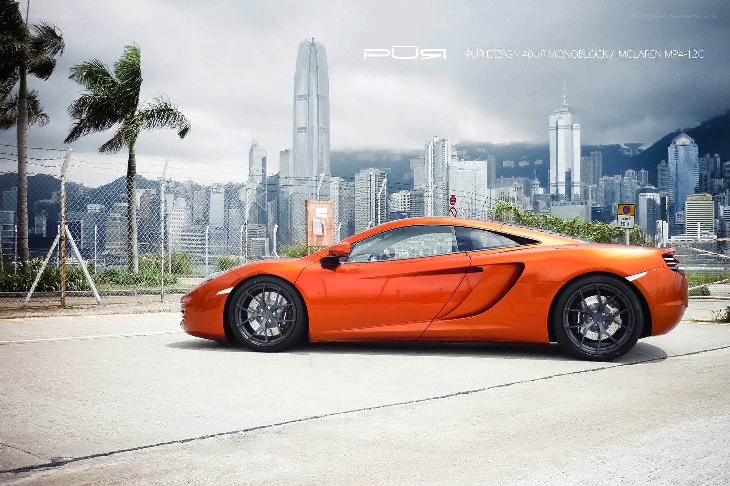 Orange McLaren MP4-12C