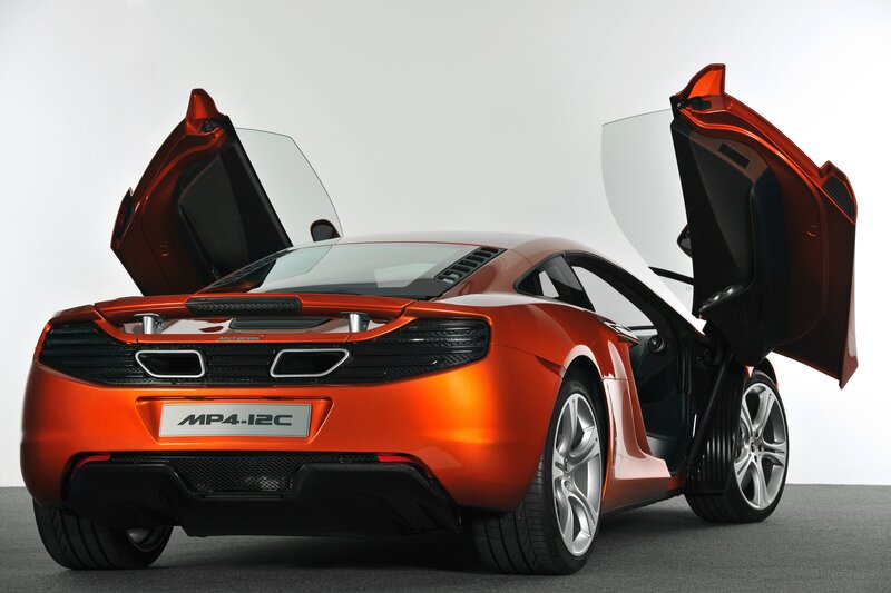 Orange McLaren MP4-12C