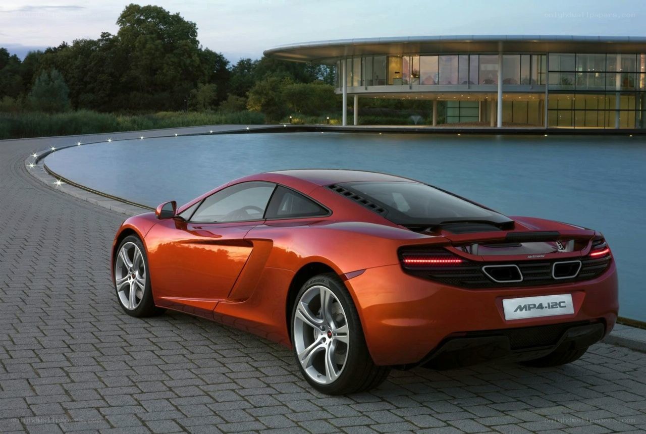 Orange McLaren MP4-12C