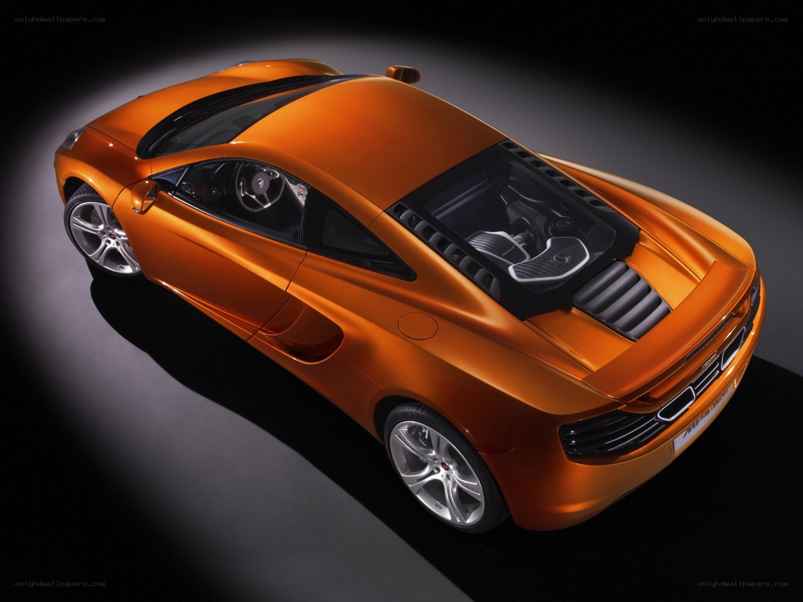 Orange McLaren MP4-12C