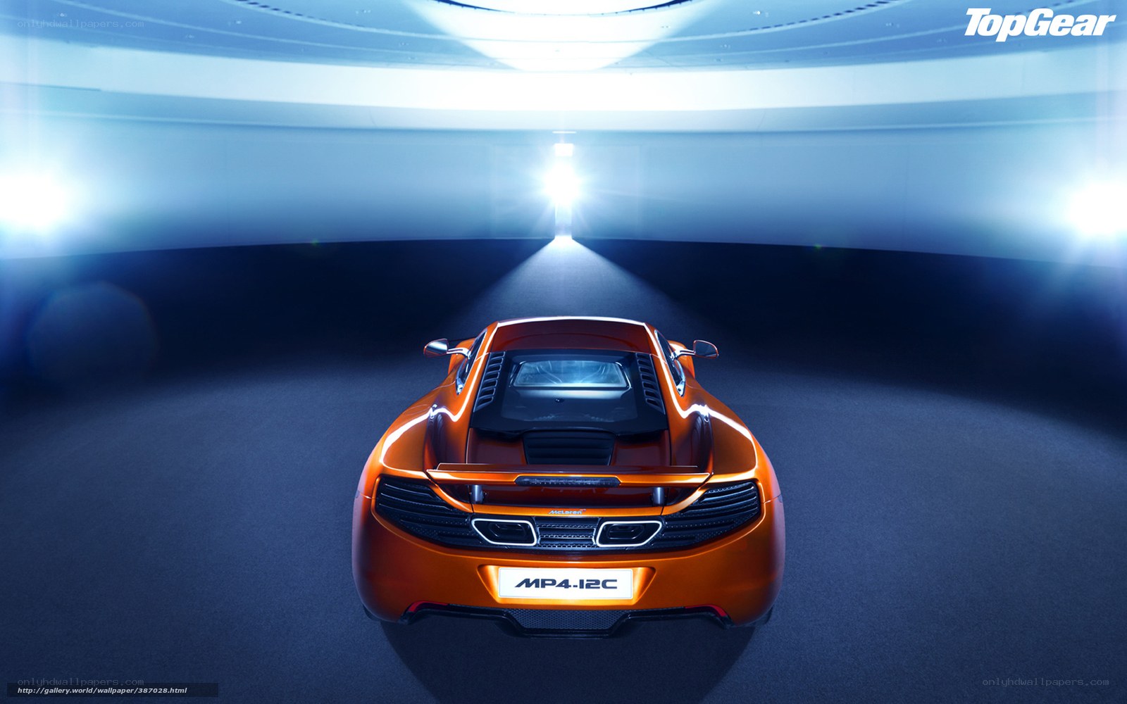 Orange McLaren MP4-12C