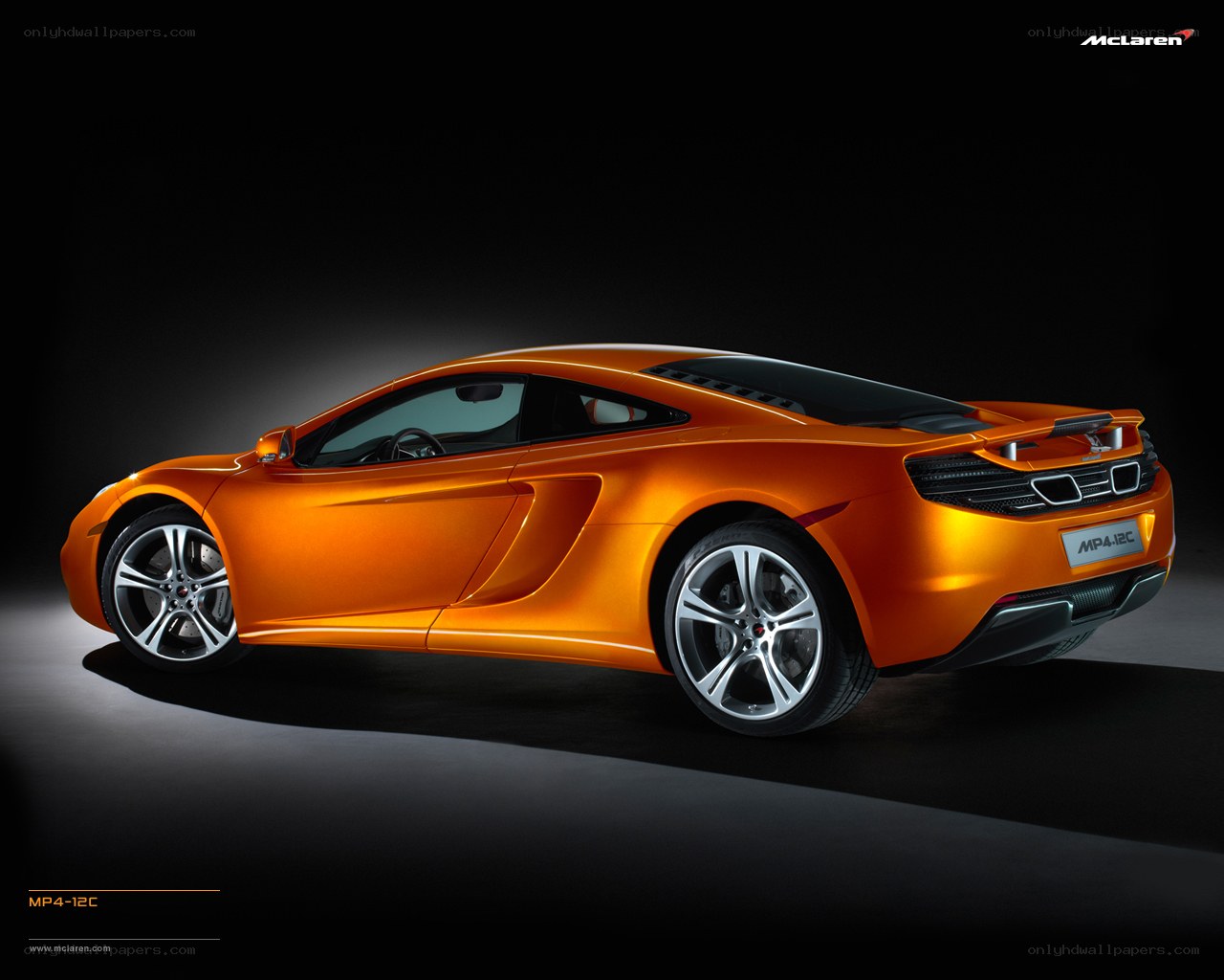 Orange McLaren MP4-12C