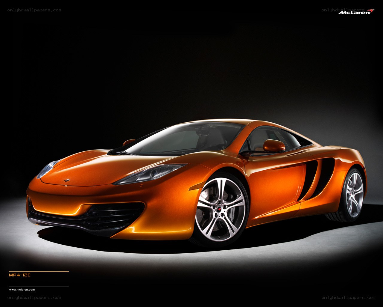 Orange McLaren MP4-12C