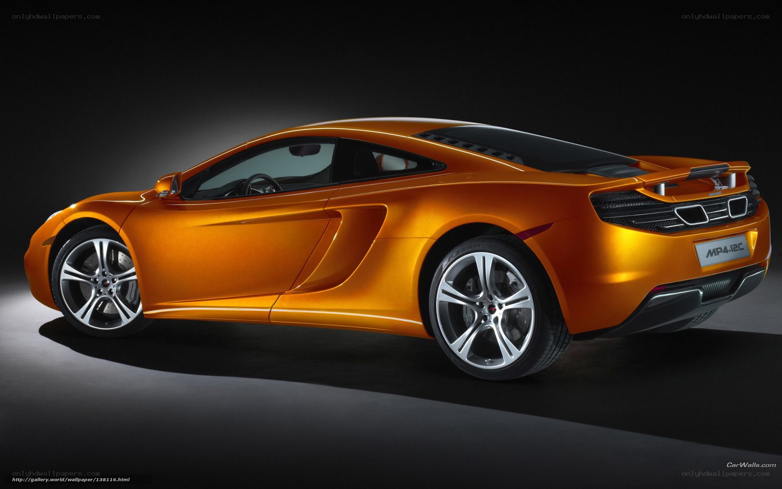 Orange McLaren MP4-12C