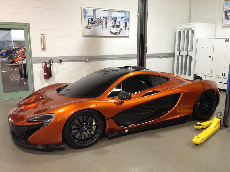 Orange McLaren P1 Car — Clean, Professional