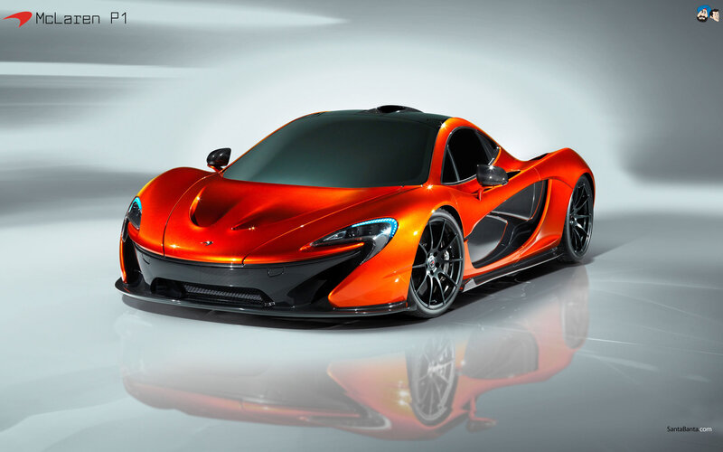 Orange McLaren P1 Car