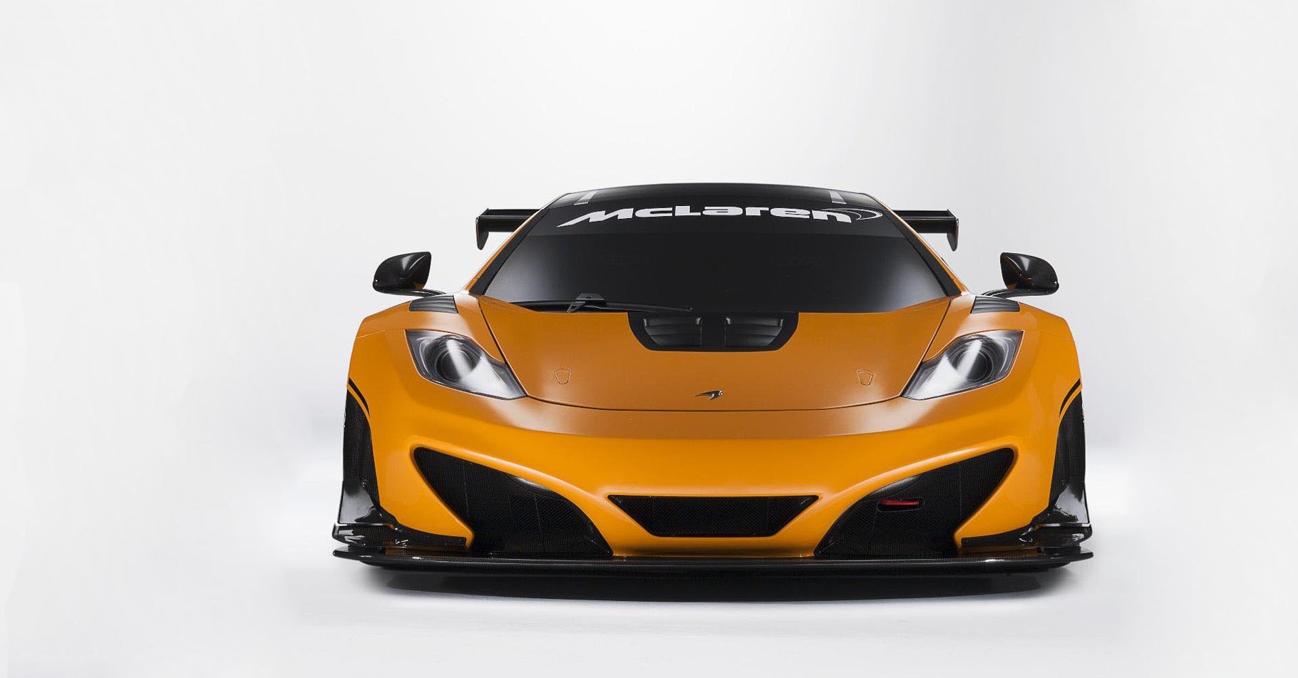 Orange McLaren race car