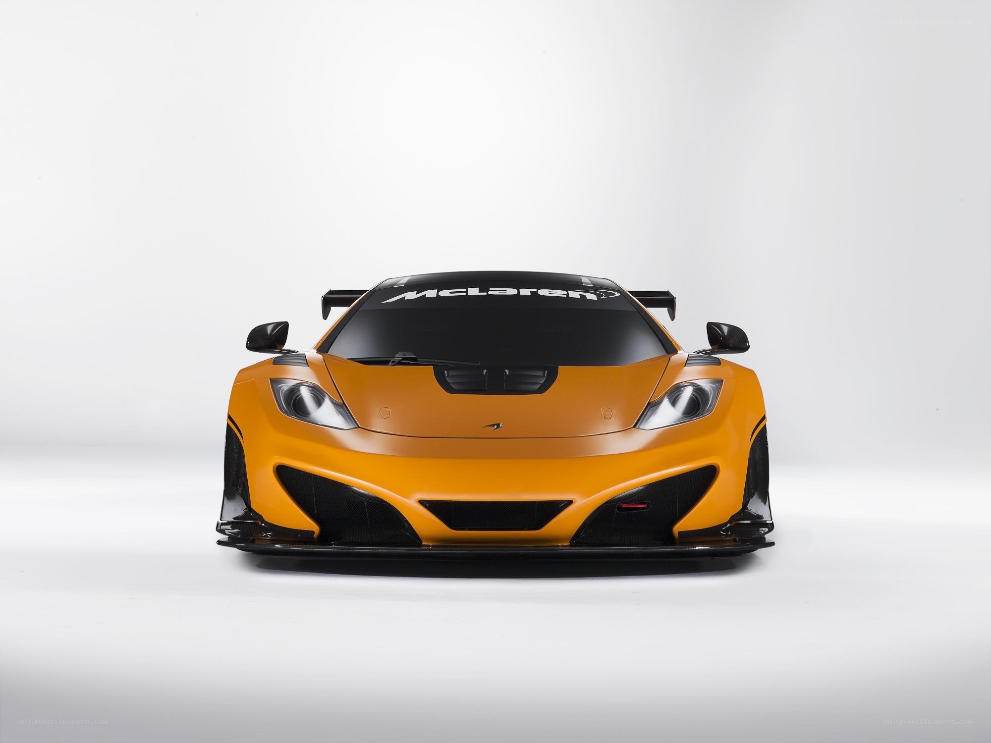 Orange McLaren race car