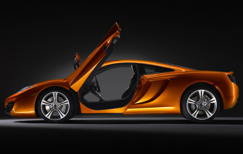 Orange McLaren sports car