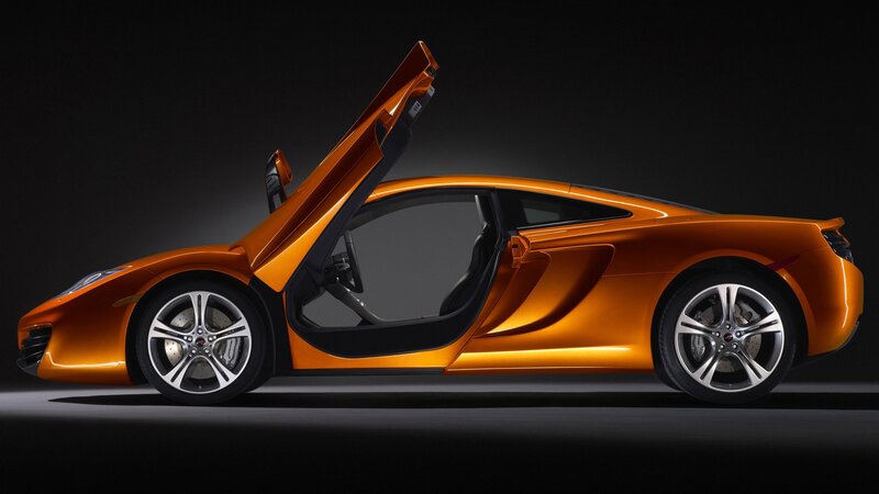 orange McLaren sports car