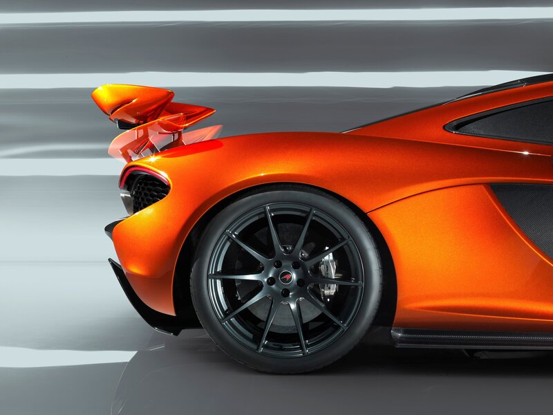 Orange McLaren sports car