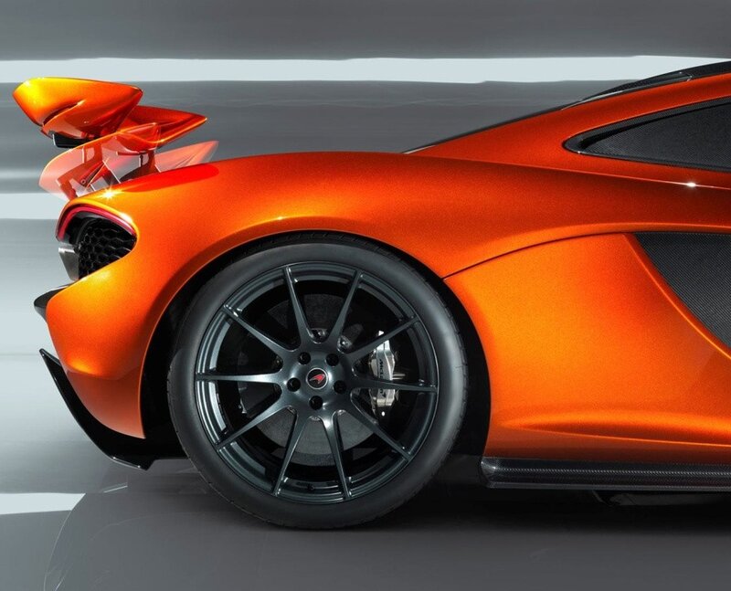 orange McLaren sports car