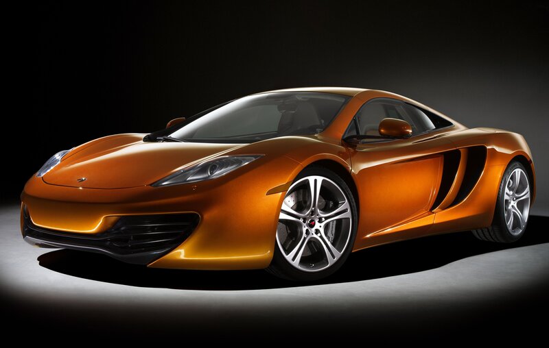 Orange McLaren sports car