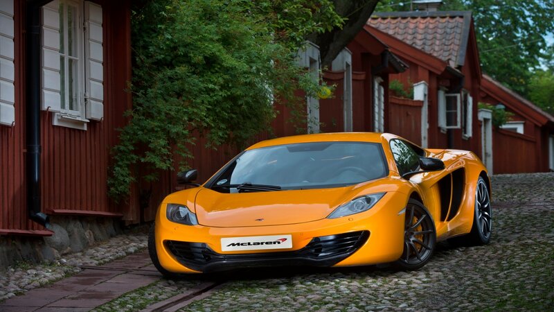 Orange McLaren Sports Car — Calm