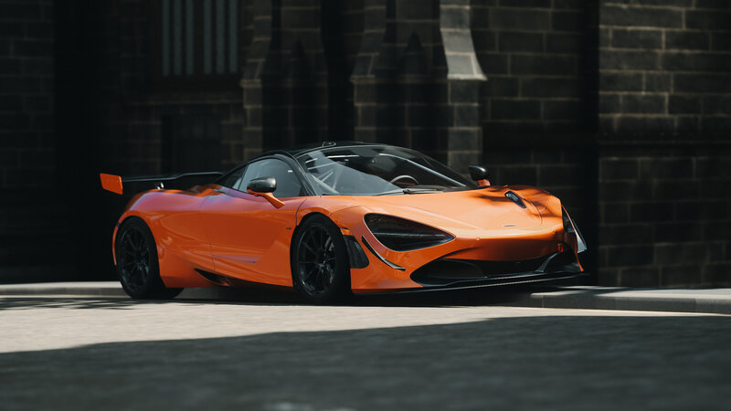 Orange McLaren Supercar